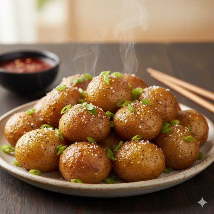 Crispy Salt & Pepper Potatoes